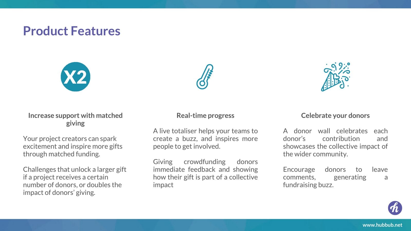 Product features that turn supporters into donors